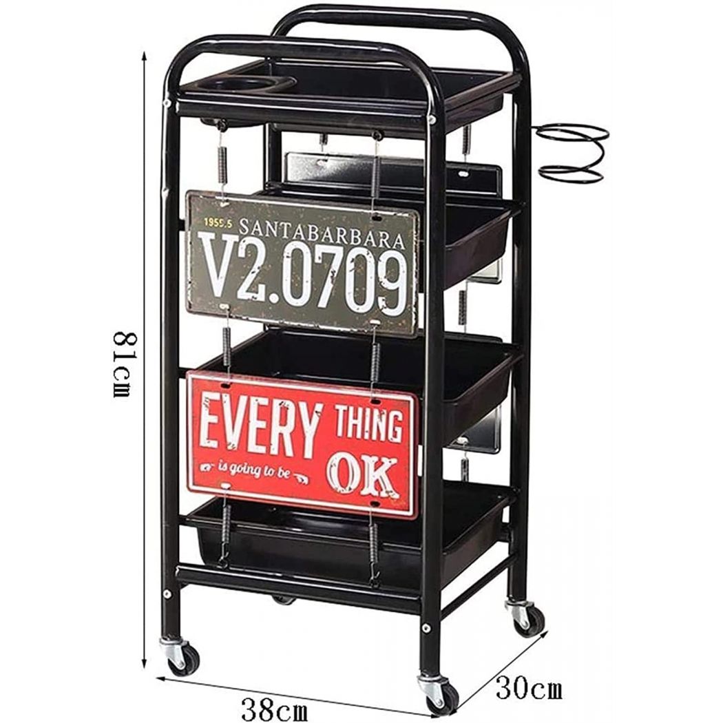 Beauty Storage Multifunctional Trolley for Salon